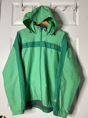 The North Face Green Hooded Ski Jacket #8